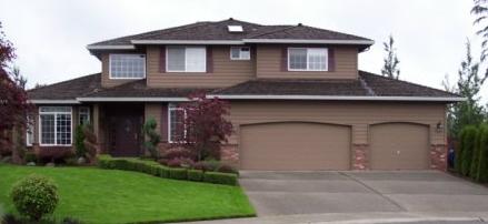 exterior painted home